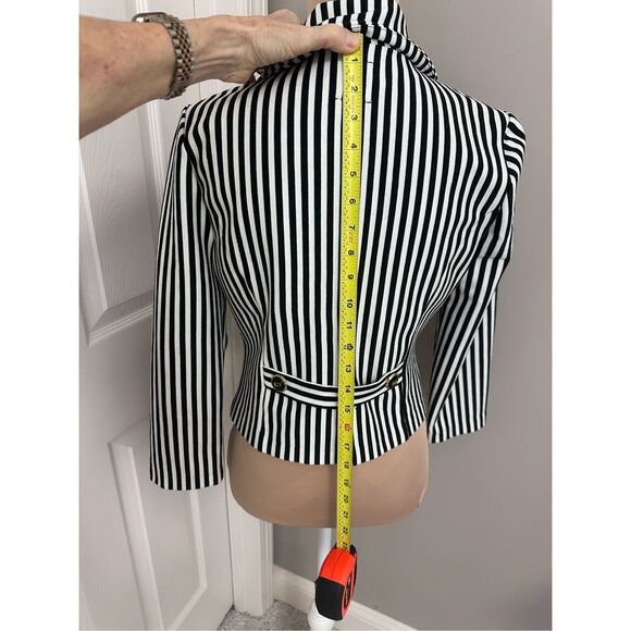 Candies black and white cropped blazer - Picture 4 of 9